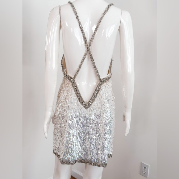 Retrofete Ivanna Embellished Dress Size M $1198 - Picture 12 of 16